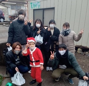 12月17日　村山ゼミの学生が「はまだふれあい食堂」に参加してきました！